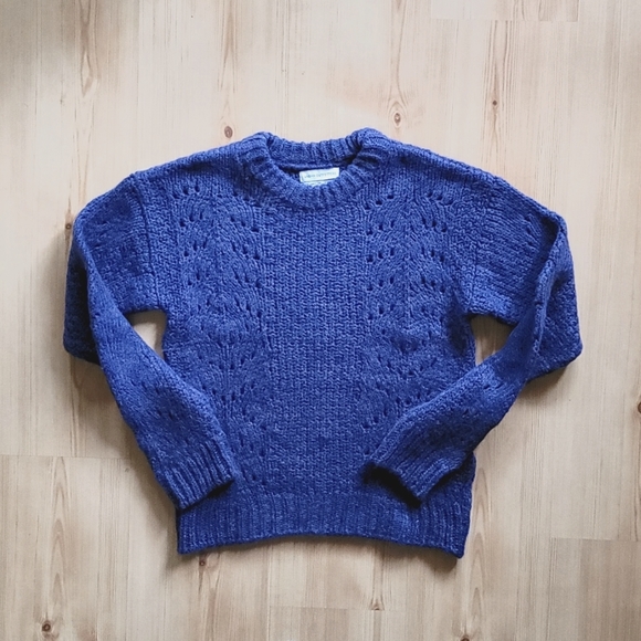 NWOT Urban Outfitters Cozy Blue Sweater Woman Small - Picture 1 of 6